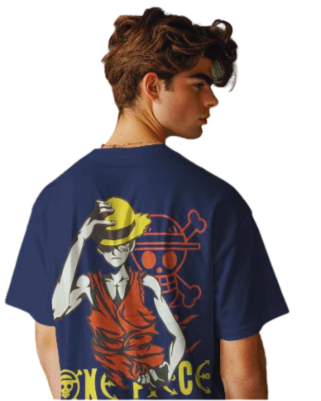 Vagabond oversized 180 Navy One Piece Anime T-shirt