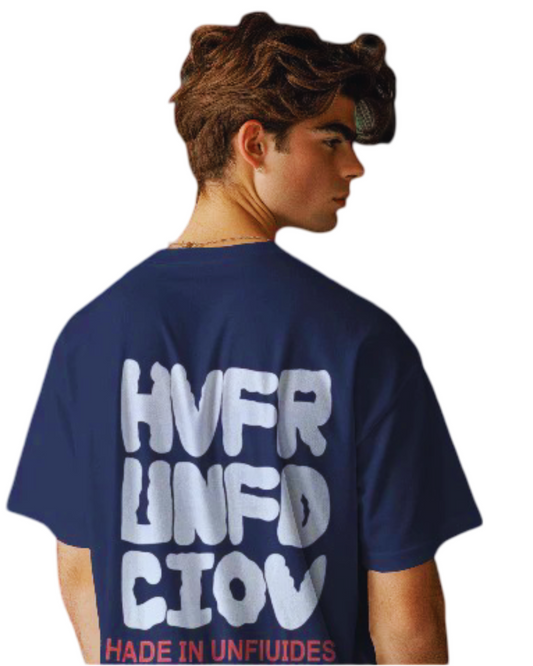 Vagabond oversized 180 Blue Hvfr Anime T-shirt