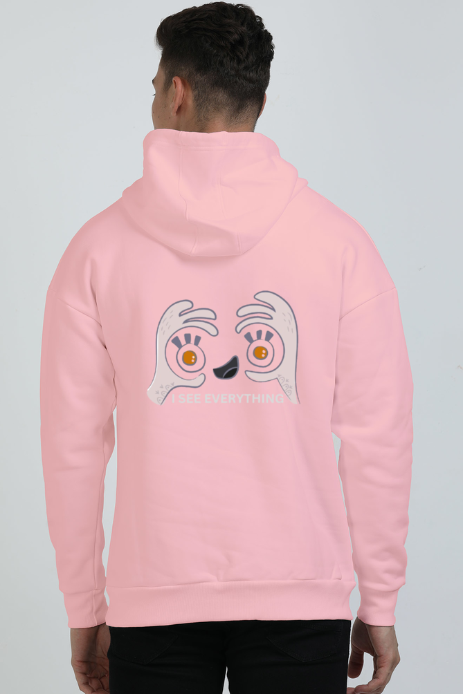 Available in Six colour Sanskrit Premium Heavyweight I See Everything Oversized Vagabond Us Hooded Sweatshirt