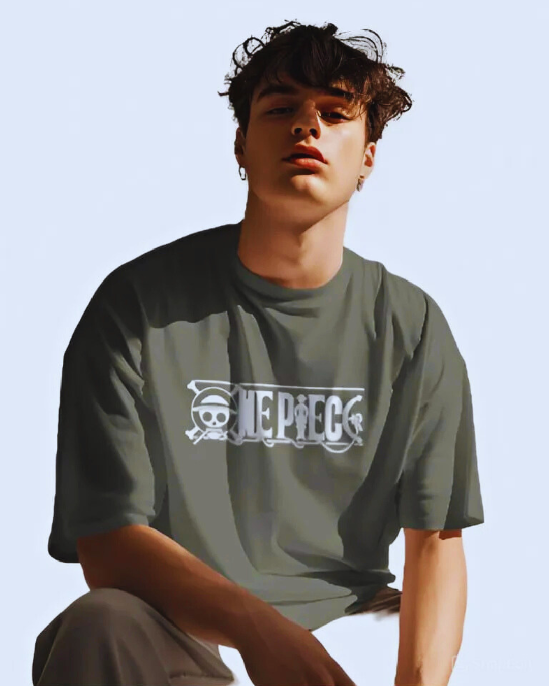 Vagabond oversized 180 Green One Piece Anime T-shirt