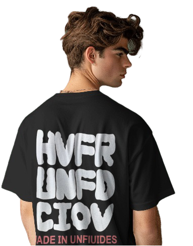 Vagabond oversized 180 Black Hvfr Anime T-shirt