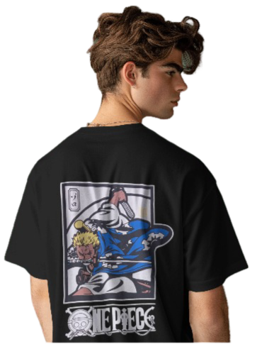 Vagabond oversized 180 Black One Piece Anime T-shirt